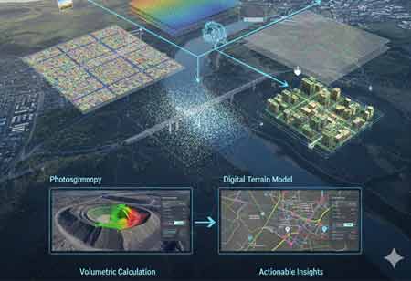 Data Processing in Aerial Surveys: Turning Raw Imagery into Actionable Geospatial Insights